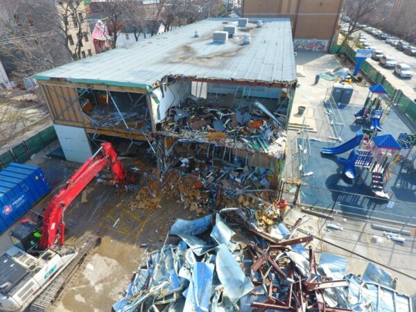 Progress on a KLF School Demolition